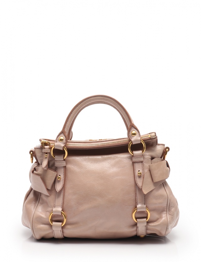 ミュウミュウ ショルダーバッグ/ハンドバッグ　RT0438 ペオニア ミュウミュウ ショルダーバッグ ハンドバッグ 2Way RT0438 レザー