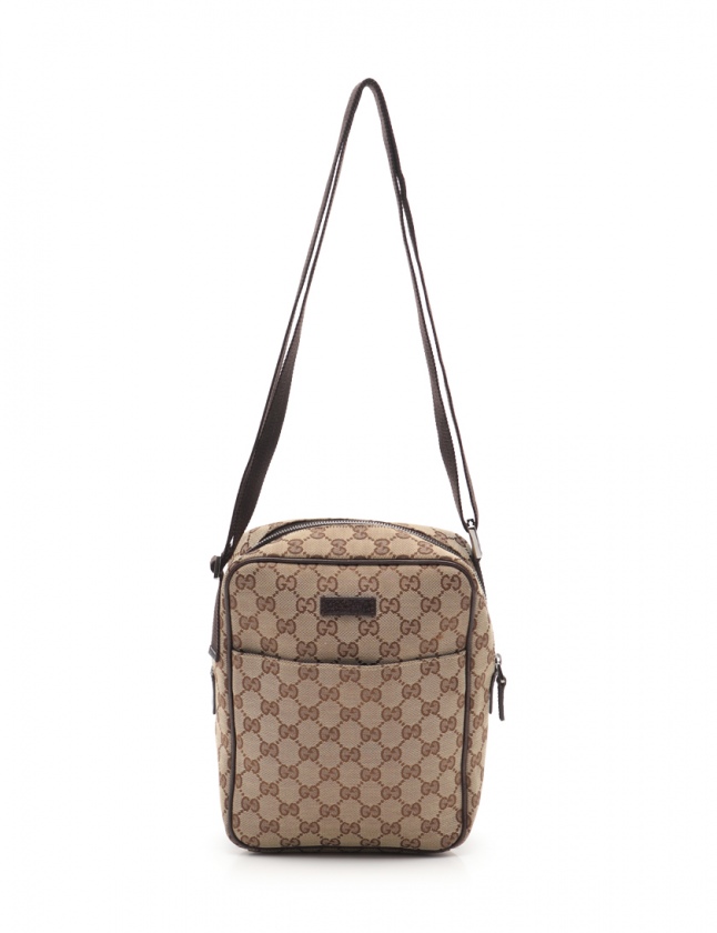 GUCCI ベージュ ショルダーバッグ グッチ GUCCI ショルダーバッグ GGキャンバス ベージュ 122759