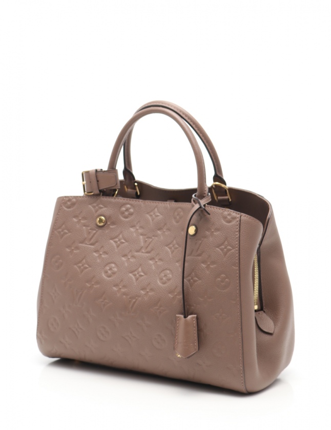 ルイヴィトン Louis Vuitton ハンドバッグ ショルダーバッグ モンテーニュmm モノグラムアンプラント トープ M416 レザー 2way レディース 114 ベクトルパーク
