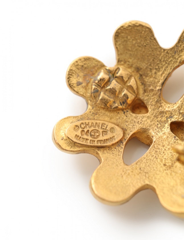 シャネル CHANEL イヤリング ココマーク フラワー 94P ゴールド シャネル CHANEL イヤリング ココマーク ゴールド アクセサリー 94P