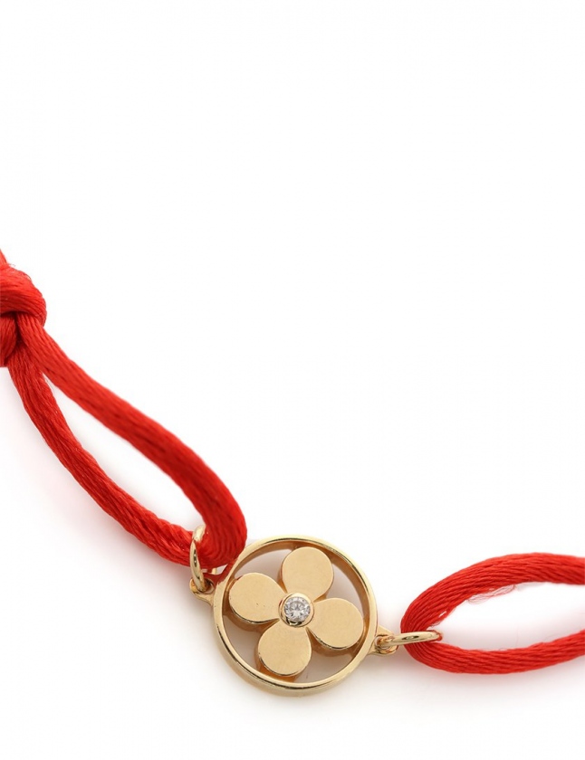 ルイヴィトン ブラスレ コルドゥ サン イディール 1Pダイヤ  ゴールド/青  -  レディース K18イエローゴールド  ブレスレット ルイヴィトン ブラスレ コルドゥ サン イディール 1Pダイヤ ブレスレ