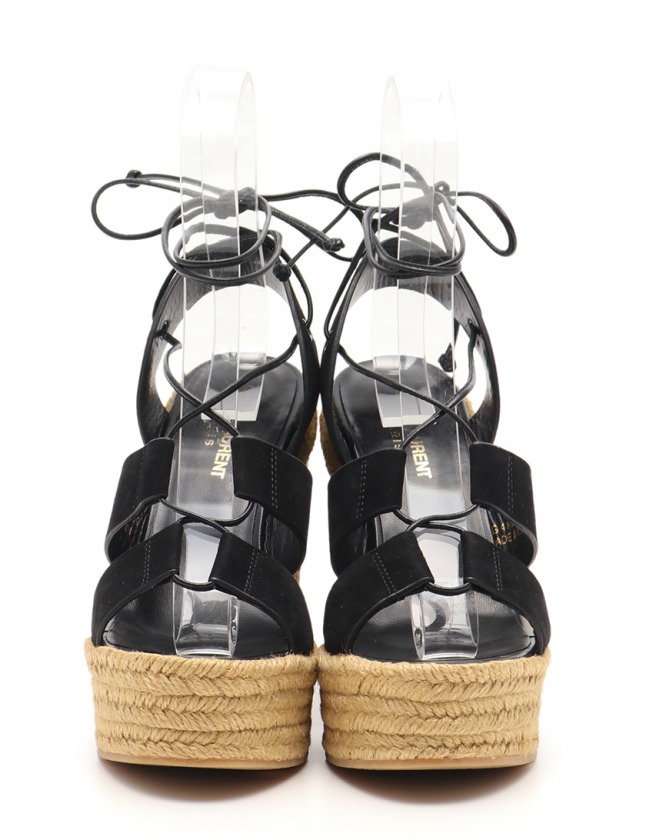 サンローラン パリ SAINT LAURENT PARIS ウェッジソールサンダル  