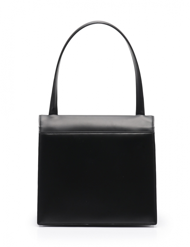 ジバンシィ GIVENCHY ショルダーバッグ 黒 レザー ヴィンテージ 
