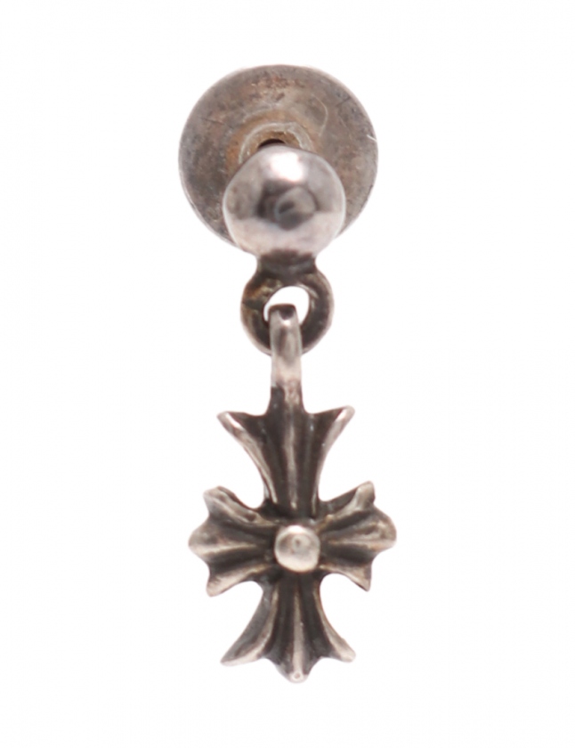 クロムハーツ Chrome Hearts ピアス タイニーe Chプラス ドロップ シルバー イエローゴールド アクセサリー Sv925 K14yg クロス メンズ レディース