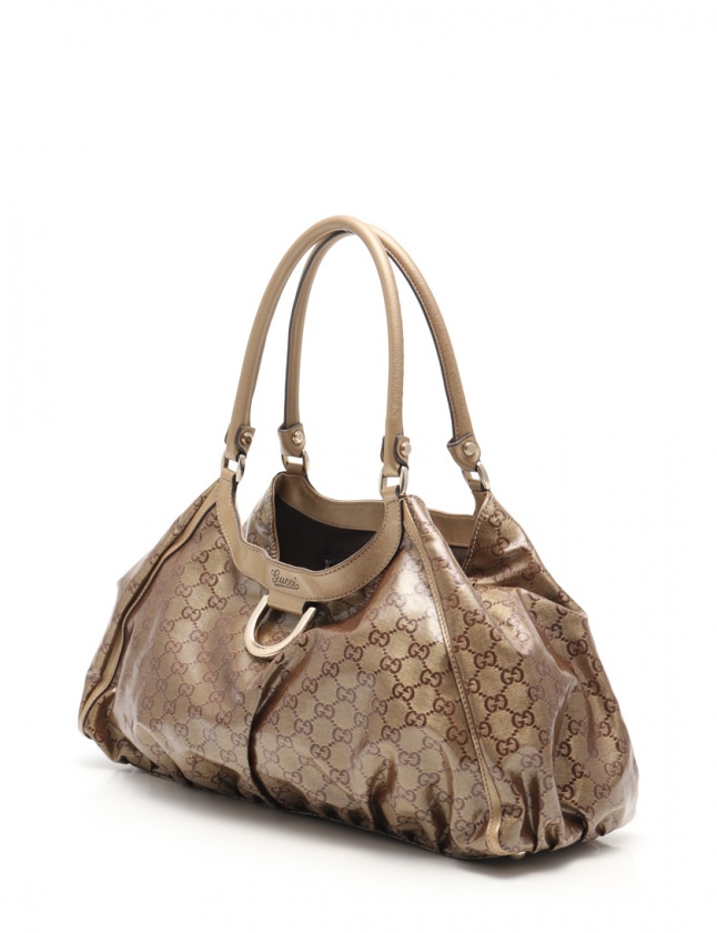 グッチ GUCCI ショルダーバッグ アビー GGクリスタル ゴールド 189835 