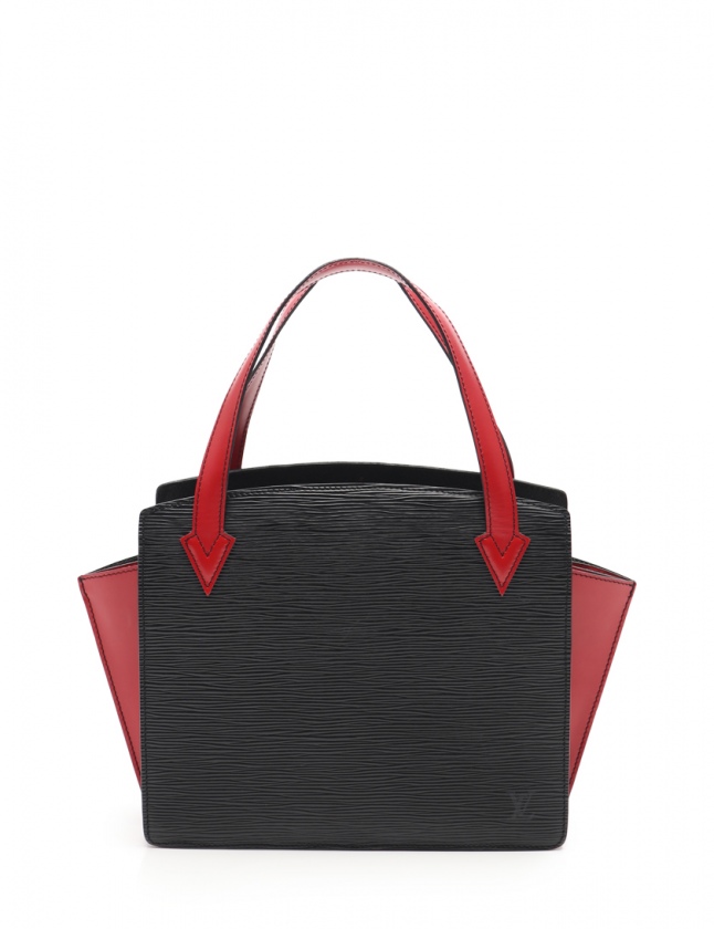 ルイヴィトン LOUIS VUITTON トートバッグ ヴァレンヌ エピ 黒 赤 