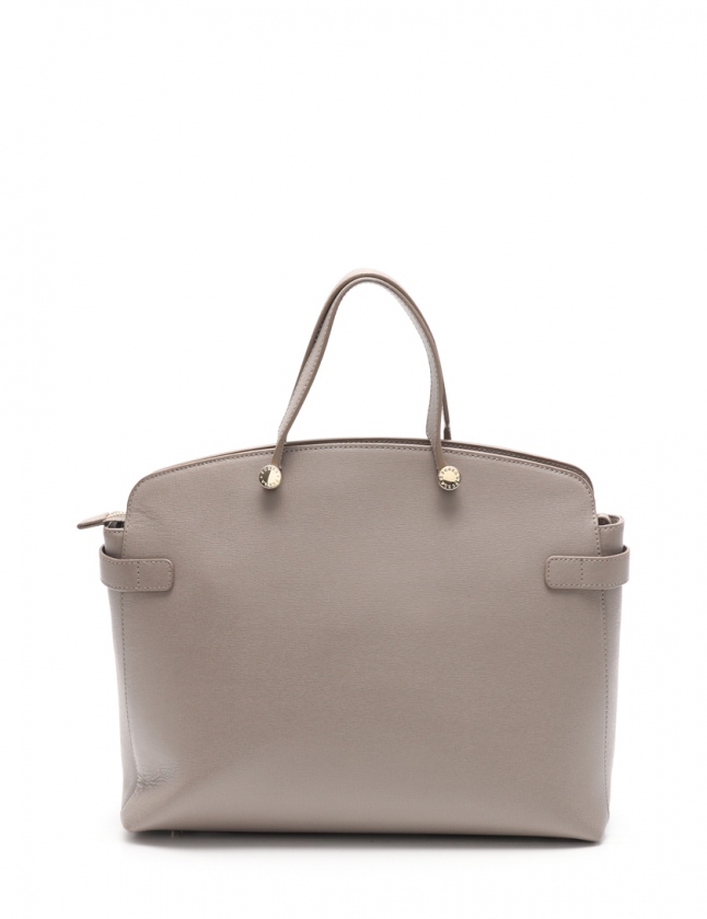 フルラ FURLA トートバッグ ショルダーバッグ アガタ グレー レザー 