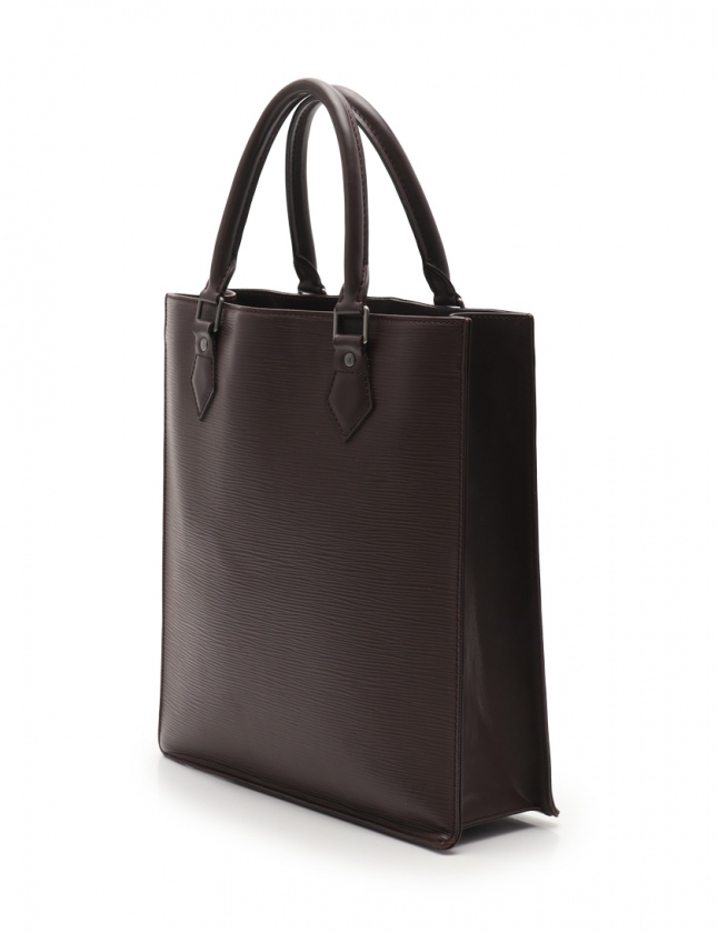 ルイヴィトン LOUIS VUITTON トートバッグ サックプラPM エピ モカ 