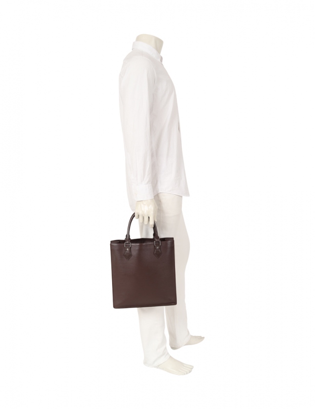 ルイヴィトン LOUIS VUITTON トートバッグ サックプラPM エピ モカ 
