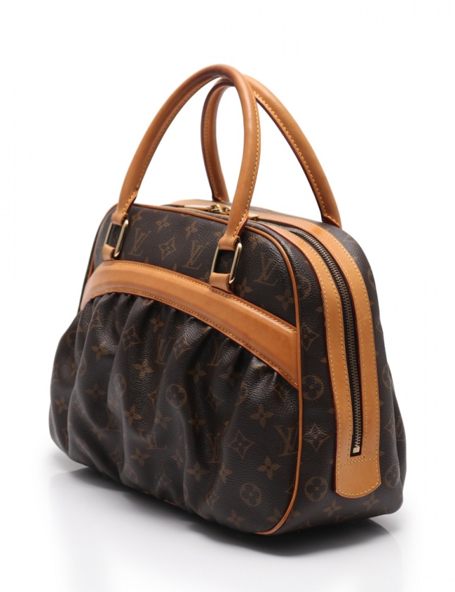 ルイヴィトン LOUIS VUITTON ハンドバッグ ミツィ モノグラム 茶 ...