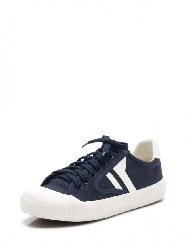 セリーヌ CELINE スニーカー ローカット ネイビー 白 36 シューズ 23cm  