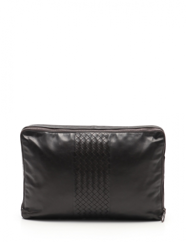 BOTTEGA VENETA クラッチバッグ イントレチャート ダークブラウン ボッテガヴェネタ BOTTEGA VENETA クラッチバッグ イントレ