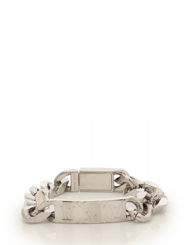 ルイヴィトン Louis Vuitton チェーンブレスレット モノグラム シルバー アクセサリー M メンズ 114 ベクトルパーク