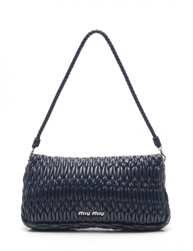 ミュウミュウ miumiu ショルダーバッグ クラッチバッグ ナッパ 