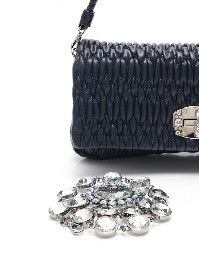 ミュウミュウ miumiu ショルダーバッグ クラッチバッグ ナッパ 