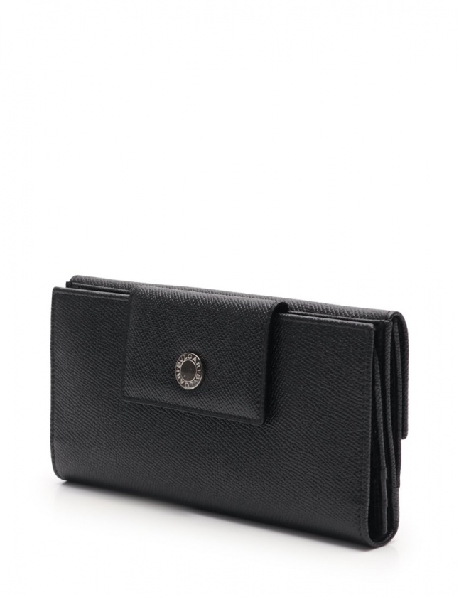✨未使用に近い✨　BVLGARI ブルガリ　長財布　クラシコ　ロゴマニア　レザー BVLGARI - ✨未使用に近い✨ ブルガリ 長財布 クラシコ ロゴ