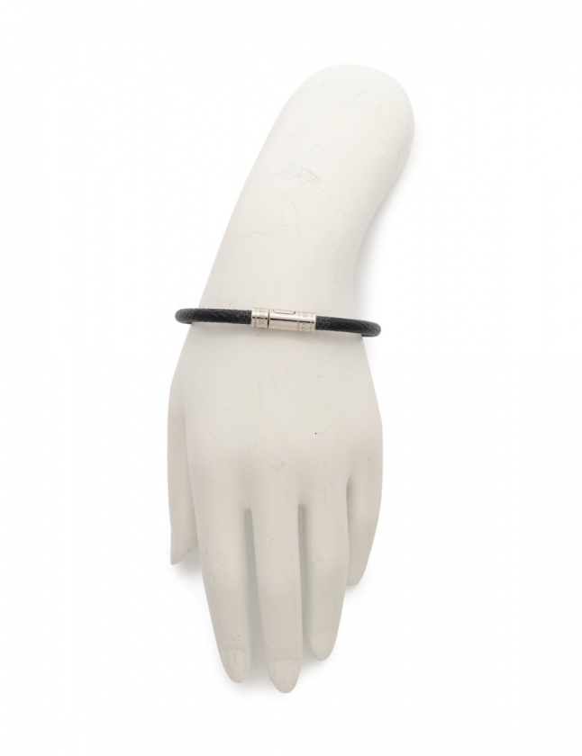 ◇ルイヴィトン◇ M6140D ブラスレ キープイット ブレスレット ブラック LOUIS VUITTON(ルイヴィトン) / ブラスレキープイット