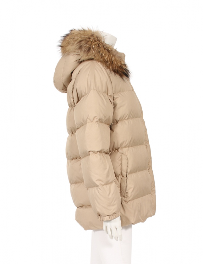 モンクレール MONCLER ダウンジャケット ベージュ 00 アウター 無地 
