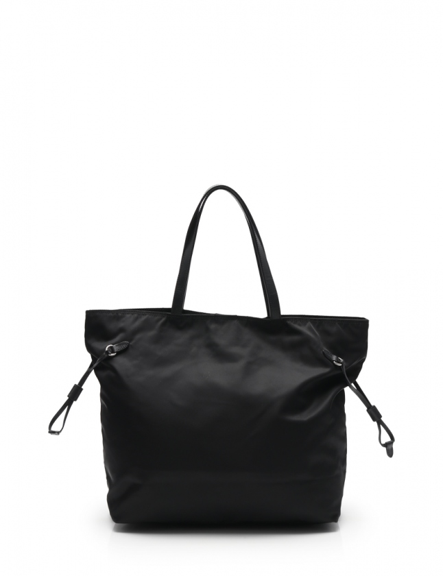 プラダ PRADA トートバッグ 黒 BR4058 ナイロン レザー TESSUTO