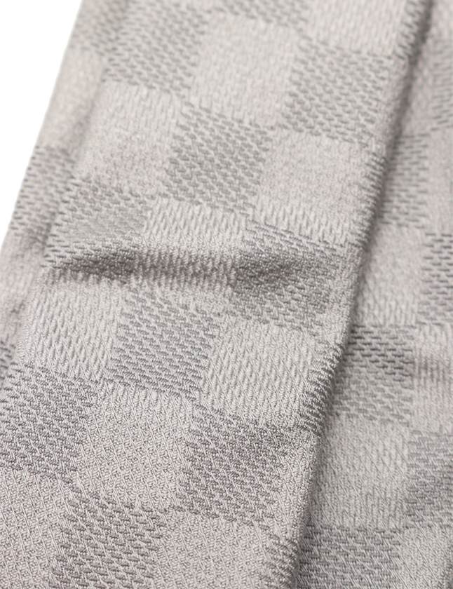 LOUIS VUITTON ダミエ柄ネクタイ ライトグレー ルイヴィトン LOUIS VUITTON ネクタイ レギュラータイ ダミエ ライト