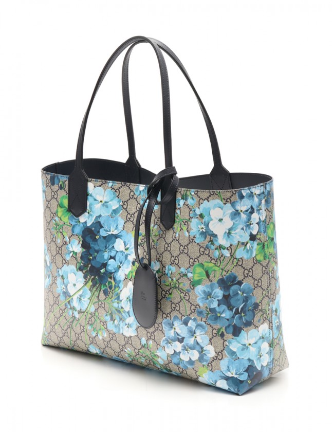 グッチ GUCCI トートバッグ GGスプリーム ブルームス ベージュ マルチ 