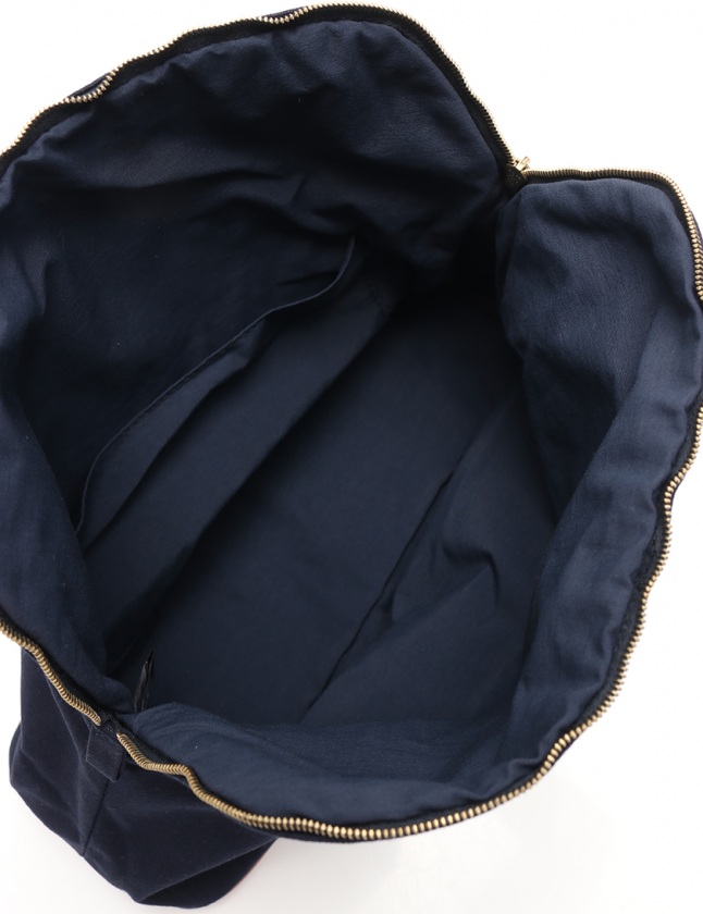 エルメス HERMES ポーチ ボリード GM ネイビー 小物 キャンバス