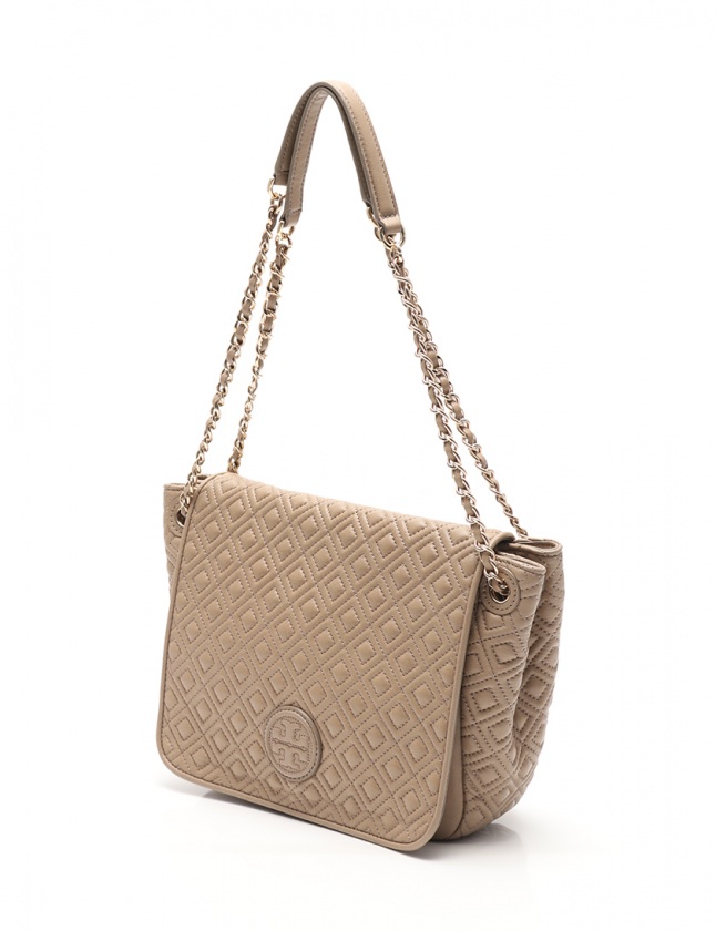 トリーバーチ TORY BURCH チェーンショルダーバッグ グレーベージュ 