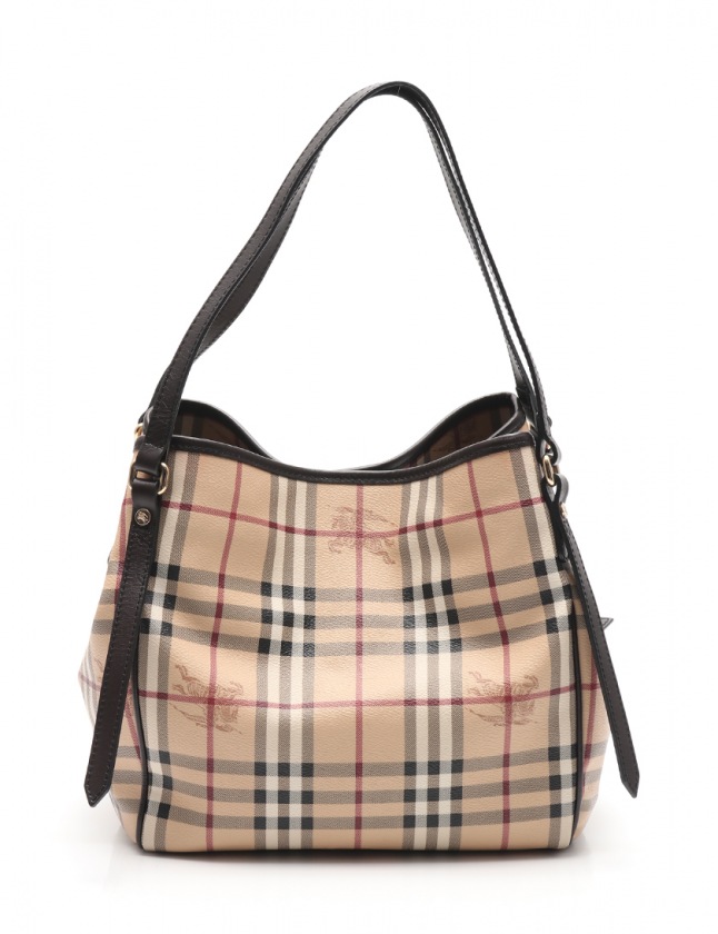 バーバリー BURBERRY ショルダーバッグ チェック ベージュ 黒 赤