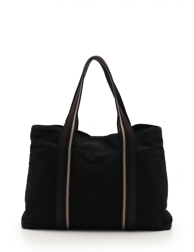 HERMES エルメス トロカホリゾンタルMM ブラック バッグ トートバッグ