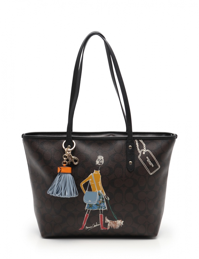 コーチ COACH トートバッグ ボニー カシン シグネチャー シティー 