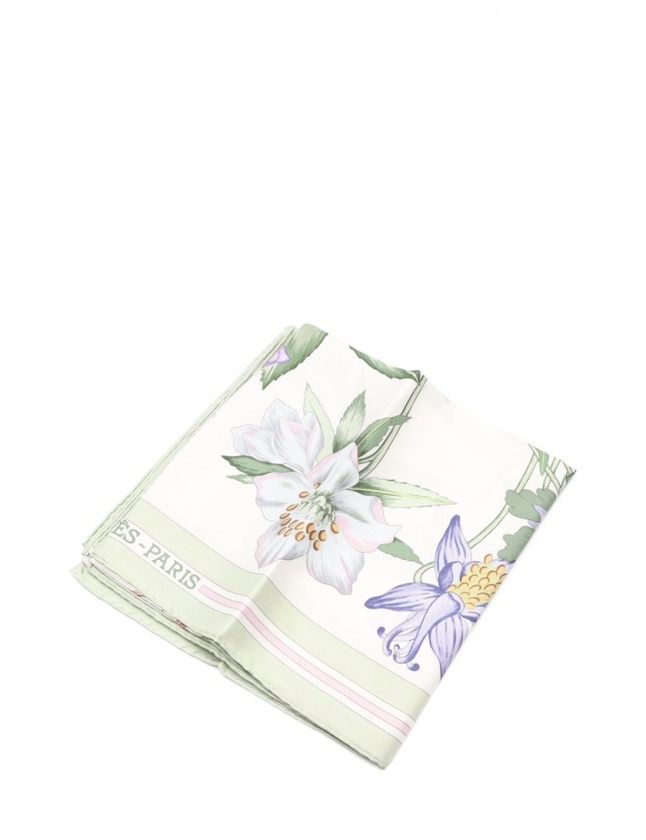 エルメス スカーフ カレ90 Flora Graeca ギリシャの花 シルク 楽天市場