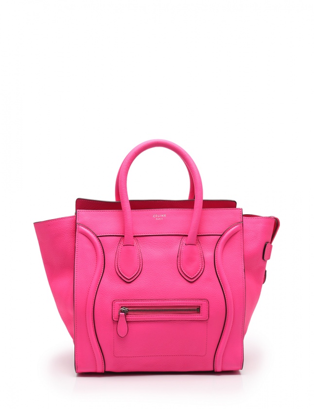 セリーヌ CELINE ハンドバッグ ラゲージ ミニショッパー ピンク 165213 