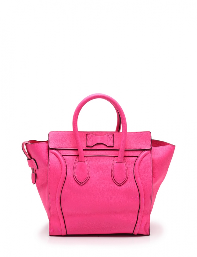 セリーヌ CELINE ハンドバッグ ラゲージ ミニショッパー ピンク 165213 