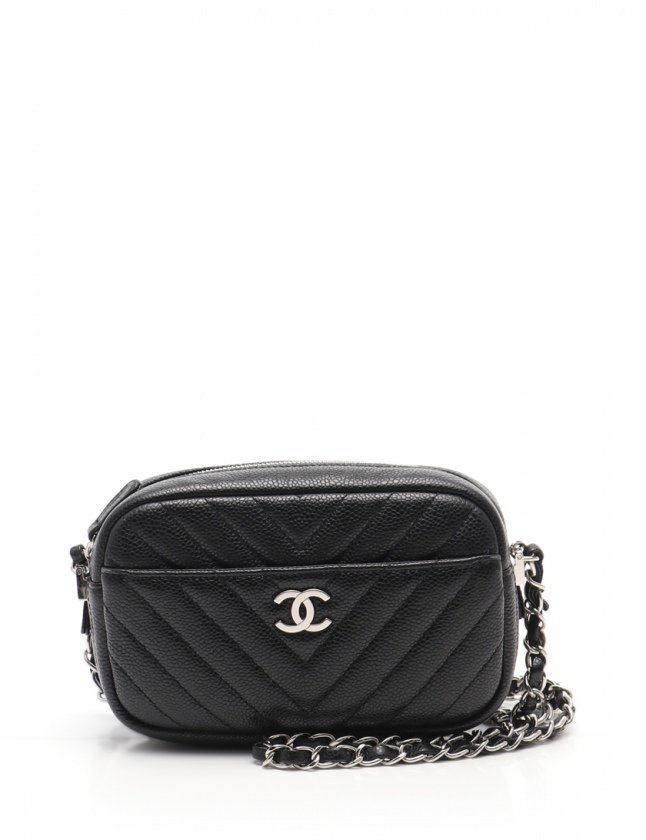 シャネル CHANEL チェーンショルダーバッグ カメラバッグ ポシェット 