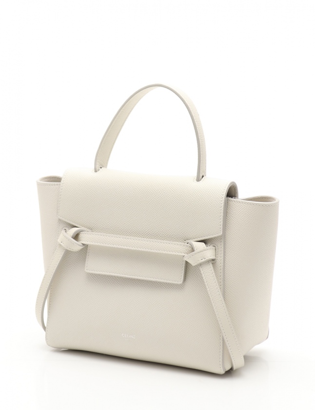 セリーヌ CELINE ハンドバッグ ショルダーバッグ ベルトバッグ 白 