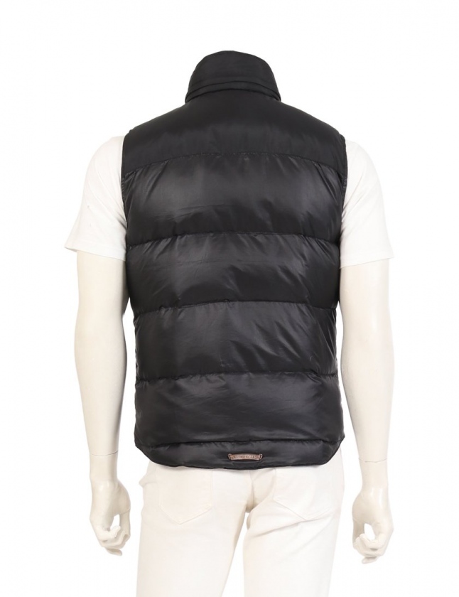 クロムハーツ CHROME HEARTS ダウンベスト ダガージップ 黒 M アウター