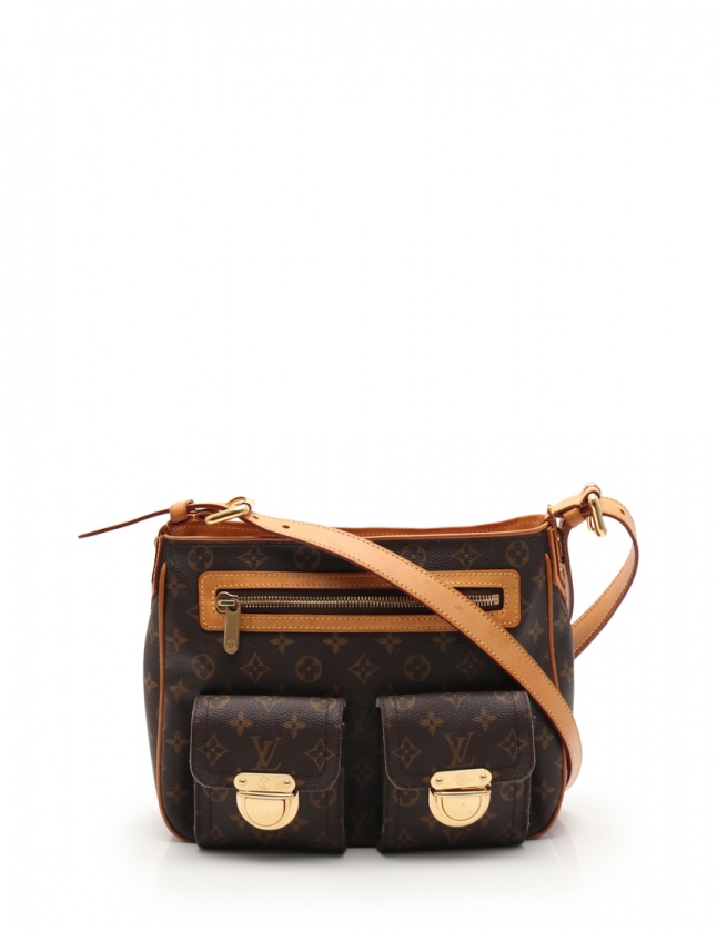 ルイヴィトン LOUIS VUITTON ショルダーバッグ ハドソンGM モノグラム 