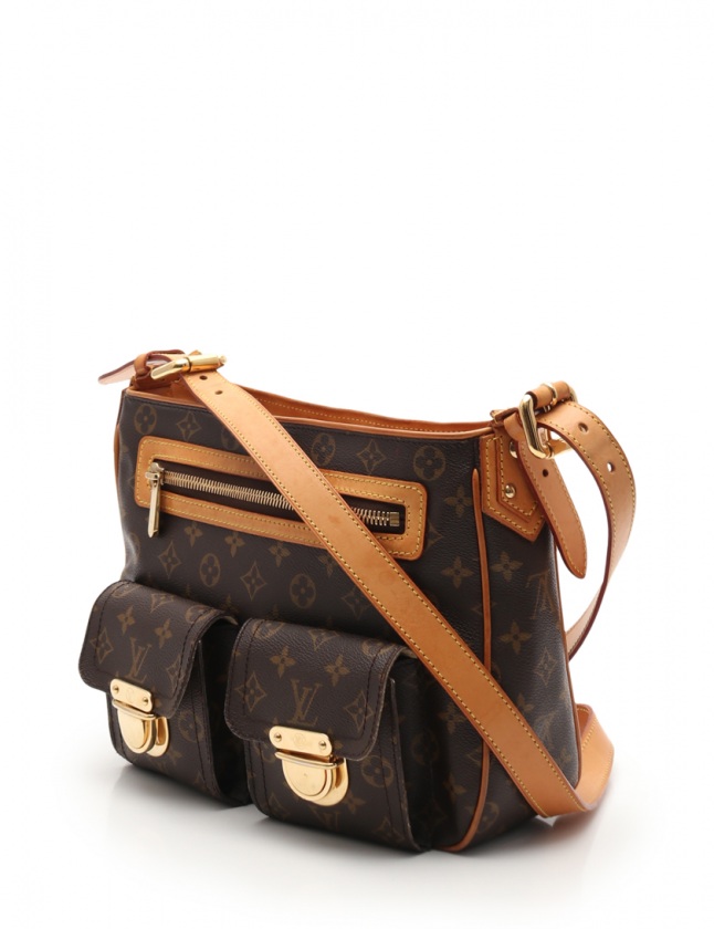 ルイヴィトン LOUIS VUITTON ショルダーバッグ ハドソンGM モノグラム 