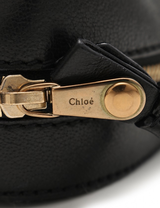 クロエ CHLOE ショルダーバッグ シャドウ 黒 3P0331 レザー 2WAY