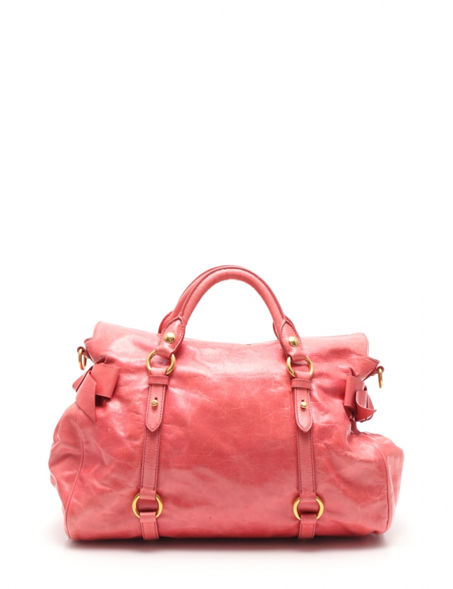 ミュウミュウ miumiu ハンドバッグ ショルダーバッグ ピンク RT0365 
