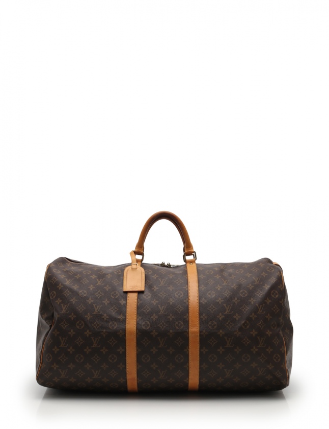 ルイヴィトン LOUIS VUITTON ボストンバッグ キーポル60 モノグラム 茶 