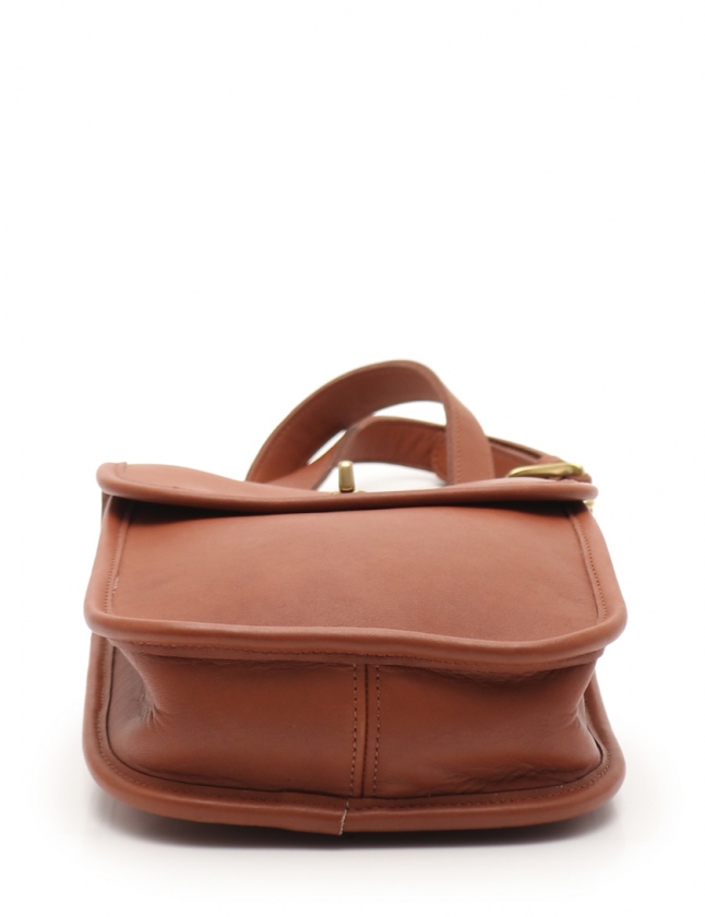 コーチ COACH ショルダーバッグ ポシェット 茶 9978 レザー