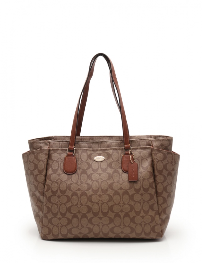 コーチ COACH トートバッグ ラグジュアリー シグネチャー ベビー