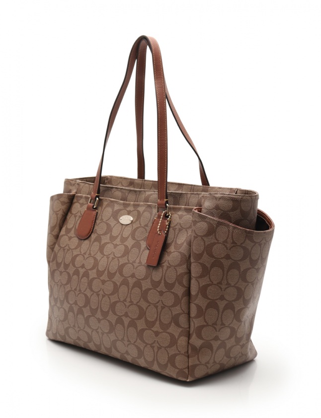 コーチ COACH トートバッグ ラグジュアリー シグネチャー ベビー