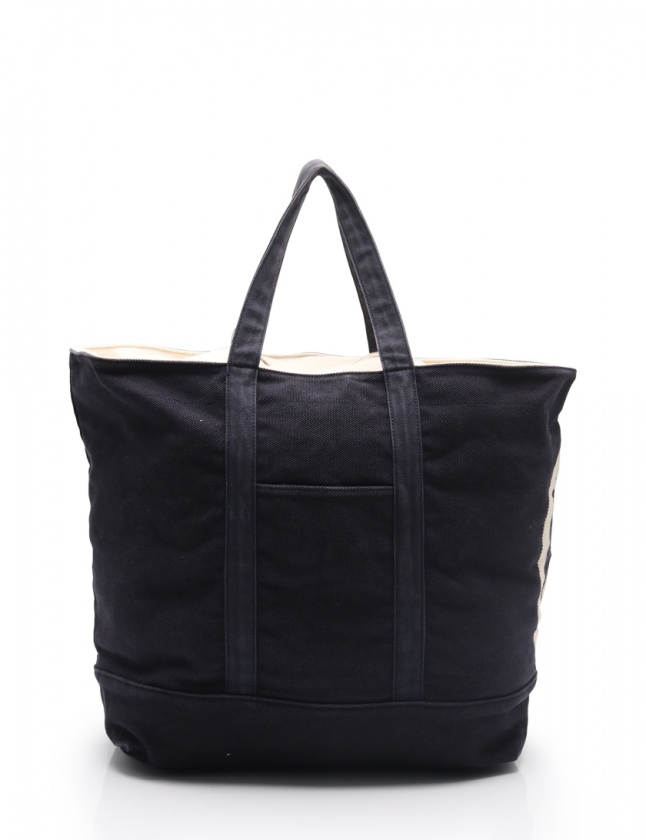 トリーバーチ TORY BURCH トートバッグ ネイビー アイボリー 21149545 