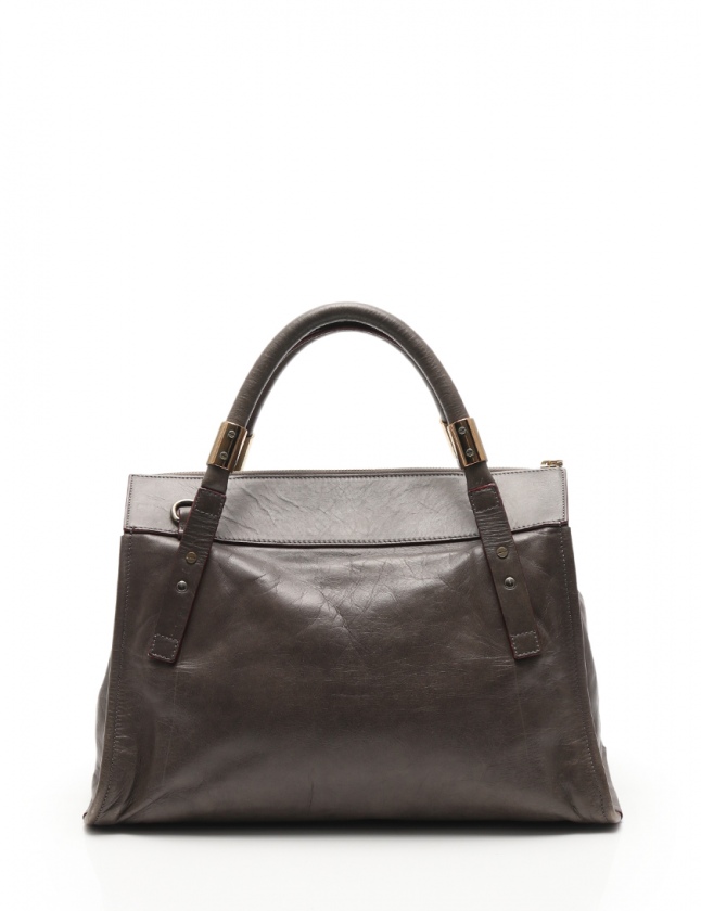 クロエ CHLOE ハンドバッグ ショルダーバッグ ヴィクトリア グレー 