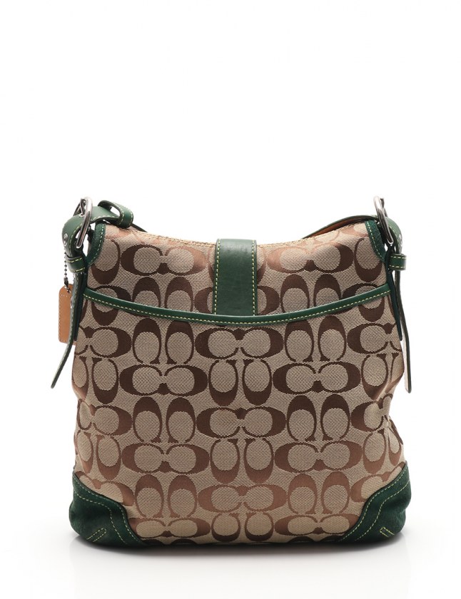 未使用 COACH CU041 メッセンジャーバッグ シグネチャー カーキ c9926-imcbi1.jpg