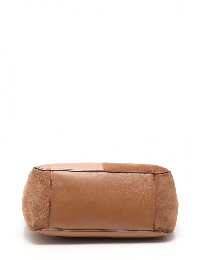 トリーバーチ TORY BURCH ハンドバッグ ショルダーバッグ 茶 レザー