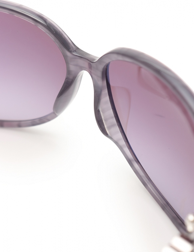 CHANEL サングラス グレー/紫 CHANEL グレー/パープル サングラス