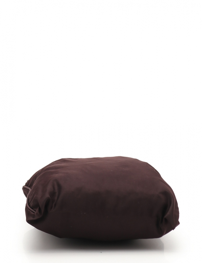 プラダ PRADA ショルダーバッグ ダークブラウン ナイロン